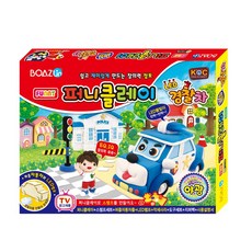 보아스린 퍼니클레이 경찰차, 혼합 색상, 1개
