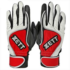 ZETT BGK-520 배팅장갑 ZE135MBJBG007, 검정,빨강, 1개