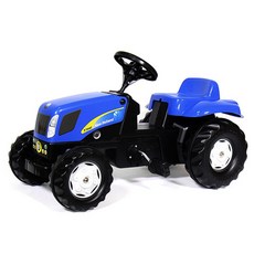 롤리토이즈 뉴홀랜드 키드 트랙터와 트레일러, 혼합 색상, 1개