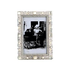 Decostory 貓眼相框, 銀色, 1個
