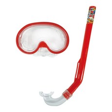 DINO FORCE Winniconi Dynaforce 呼吸管套組, 紅色的, 面罩 (150 x 90mm)、呼吸器 (340 x 140mm)