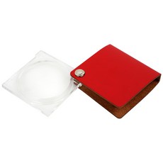 Eschenbach 宜視寶 錢包型放大鏡 - 經濟款(173013), 朱紅色, 1個