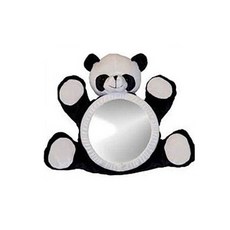 汽車座椅娃娃鏡子, 熊貓款, 1個