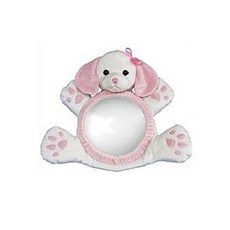 씨미스마일 카시트 인형거울, 핑크퍼피, 1개