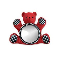 에스제이 씨미스마일 카시트 인형거울(빨강곰) 유아완구 거울 아기장난감, 상세설명참조, 1개
