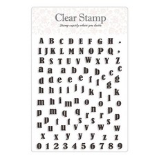 Kailart 經典果凍郵戳印章組, 字母 6