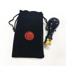 Kailart 字母硬幣印章套組（附對應印章貼紙）, 2p（陶瓷印章1p，硬幣K 1p）+絨布袋, 1套