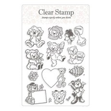 Kailart 經典果凍郵戳印章組, 熊2