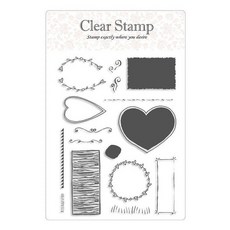 Kailart 經典果凍郵戳印章組, 裝飾一號