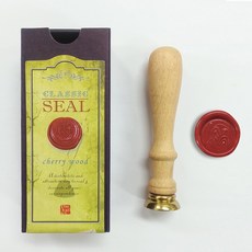 Kailart Cherrywood 漂亮印章硬幣印章畫套組（附對應印章貼紙）, 手柄+封蠟頭57款+紙盒, 1組