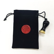 미니쎄라믹 예쁜코인 도장 세트, 07, 1개, 구성품 : 벨벳주머니 + 클래식 미니 씰