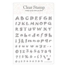 Kailart 經典果凍郵戳印章組, 字母 1