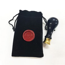 Kailart 漂亮的印章硬幣印章畫套組（附相應的印章貼紙）, 2p（陶瓷印章1p，硬幣01 1p）+絨布袋, 1套