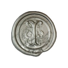 Gail Art 封口貼紙 銀色字母, 設計 I（密封貼紙 12p）, 1個, 銀