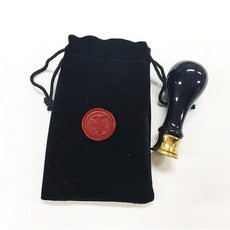 Kailart 字母硬幣印章套組（附對應印章貼紙）, 2p（陶瓷印章1p，硬幣J 1p）+絨布袋, 1套