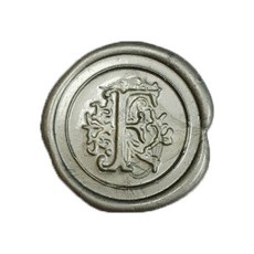 Gail Art 封口貼紙 銀色字母, 設計 F（密封貼紙 12p）, 1個, 銀色