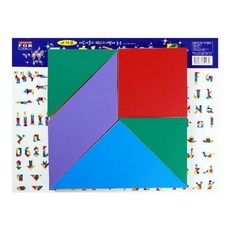 Poby World磁鐵七巧板遊戲 教師用, 混色, 1組