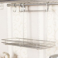 OTTO 不銹鋼懸掛式廚房擱板 1 級, 銀色