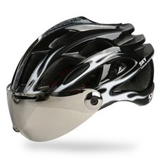SUPER SONIC-3200 HELMET, 블랙&화이트, 1개