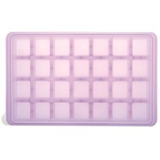 레벤베이비 이유식 실리콘 냉동보관용기 28구, 퍼플, 1개