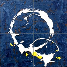 추상적인 물감의 흔적 4장, Abstract-063