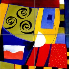 다양한 선의 표현과 컬러의 조화 2 4장, Abstract-107