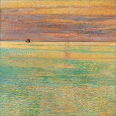 노을이 지는 잔잔한 바다 수평선 2장, Landscape-032