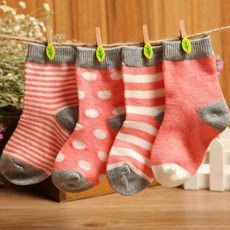 라이프스푼 파스텔시리즈1 3PCS 연핑크 유아양말