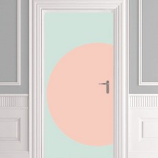 시트로 현관문 스티커북유럽 스타일, D type