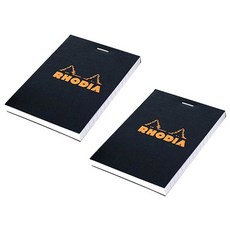 RHODIA 方格 NO.16 便條紙 80張, 2個, 黑色
