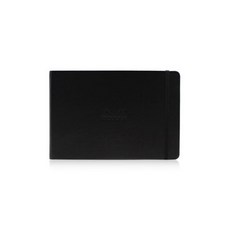 RHODIA Webnote Landscape橫條紋, 黑色的