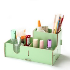 핑크망고 다용도 화장품 정리대, 그린, 1개