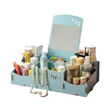 핑크망고 슬립 화장대 화장품정리대, 스카이, 1개