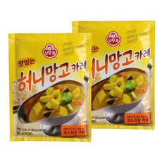 오뚜기 맛있는 허니망고 카레, 100g, 2개