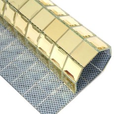 Inudeko鏡面馬賽克 面取 30mm 5個, 金（金鏡）