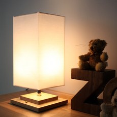 Boseong照明自製方形檯燈, 原木