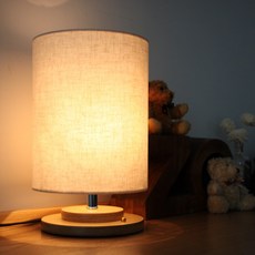 Boseong照明 自製圓形檯燈, 原木