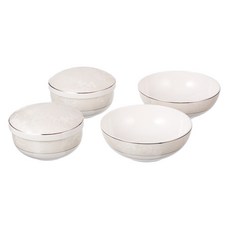 한국도자기 드림수복단반상기, 6p (공기 2p 뚜껑 2p , 대접 2p), 1개