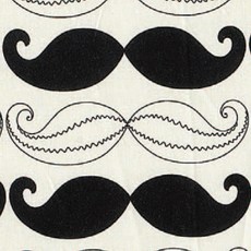 Justin&Chloe 鬍鬚 20支紗平紋布wc4022 110 x 450 cm, 黑色, 1個