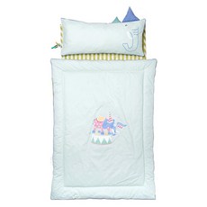 아이스크림페어리 사계절 분리형 낮잠이불세트, 서커스엘리펀트