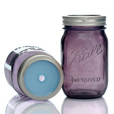 볼메이슨 퍼플자컬러리드 빨대텀블러, 스카이, 473ml, 473ml, 1개