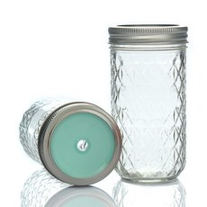 Ball 水晶果凍彩色吸管隨行杯 2ea, 薄荷, 354毫升, 354毫升