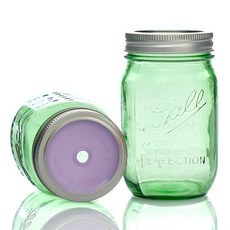 Ball 그린자컬러리드 빨대텀블러, 퍼플, 473ml, 473ml, 1개