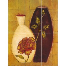 Abstract-148 백자와 검은 도자기의 어울림-I 6개, 혼합색상