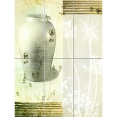 Abstract-147 白色瓷器的優雅與潔淨 6入, 混色