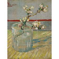 Landscape-508 명화 빈센트 반 고흐 - 목련 12개, 혼합색상