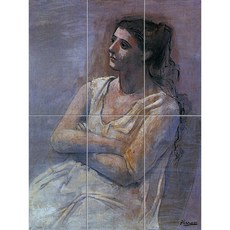 Other-029 巴勃羅·畢卡索 - 抱臂女子 6入, 混色