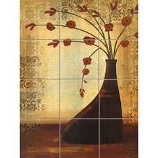 Abstract-142 매화꽃의 가녀린 화병의 어울림 12개, 혼합색상