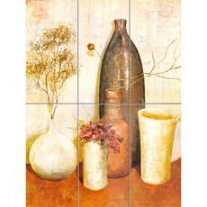 Abstract-143 花瓶的美麗饗宴 6入, 混色