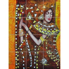 Abstract-224 여인의 화려함, 혼합색상, 12개